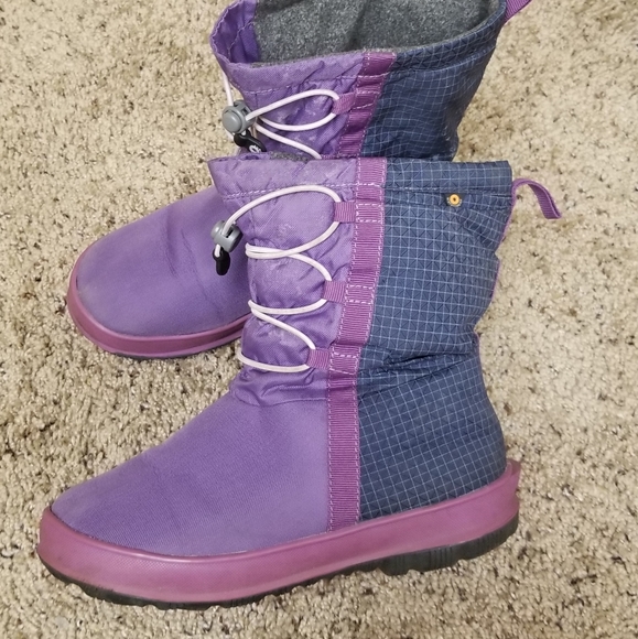 Bogs Other - Bogs 3 Kids Snownights Purple Multi Colored -22 Degrees Snow Winter Rain Boots